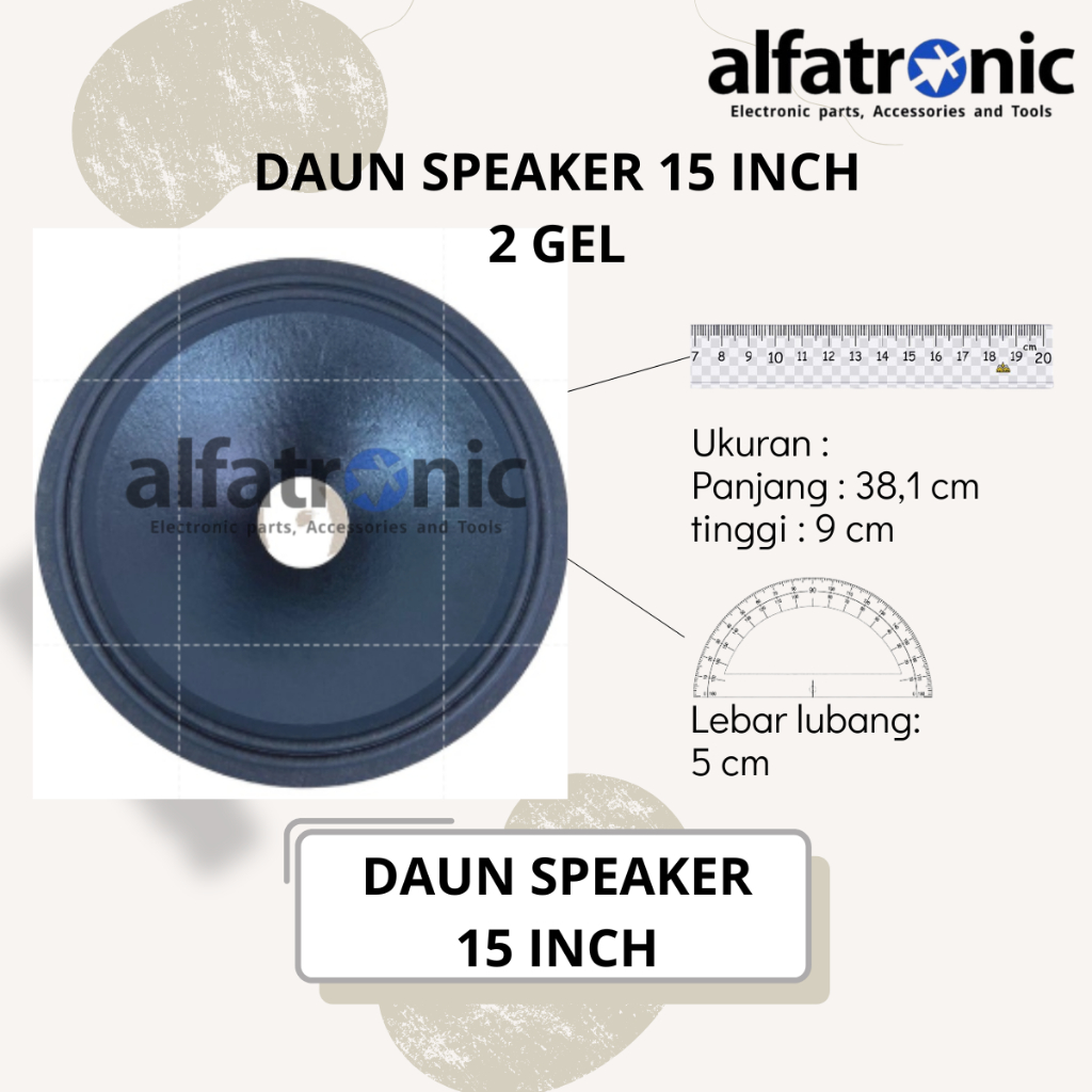 DAUN SP 15" G3 HY018690-15T L/B 3" 2 GEL KILAT
