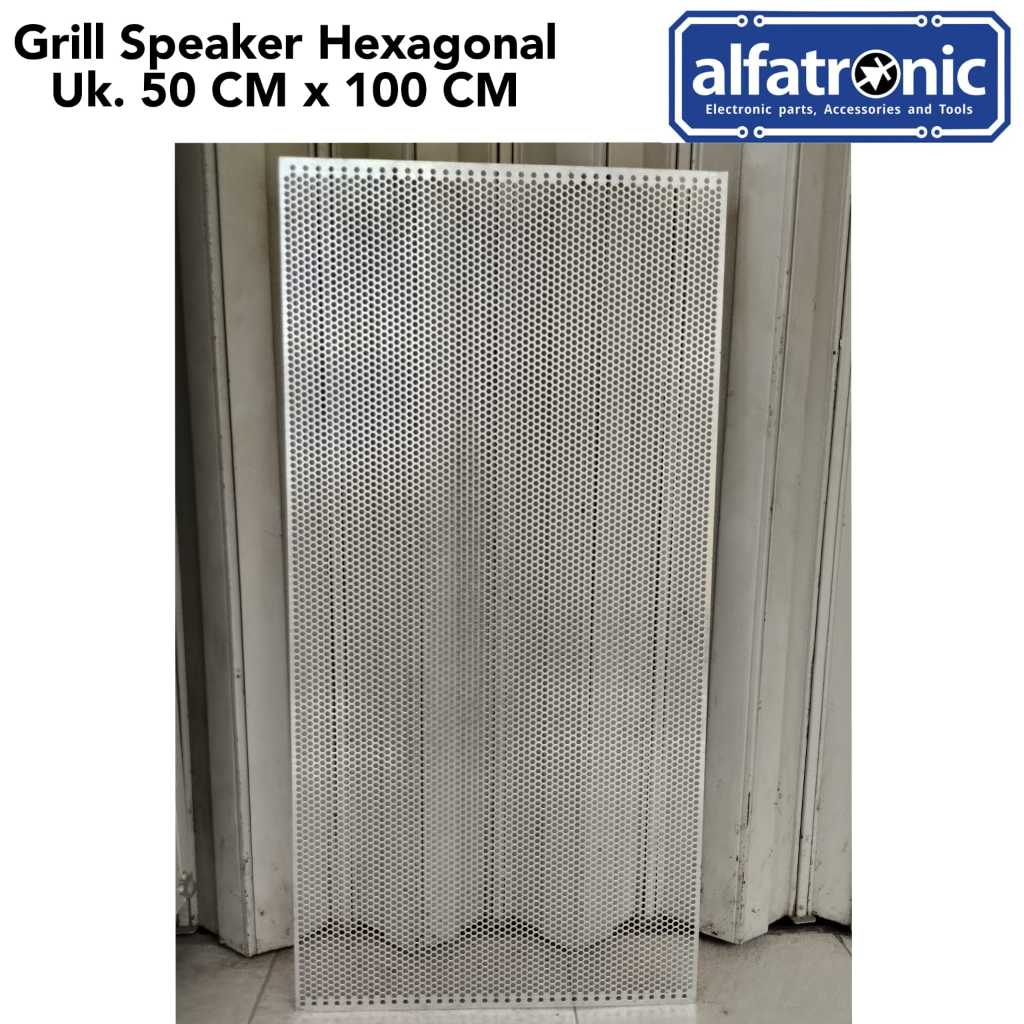 GRILL SPEAKER HEXAGONAL THANOS PE 1 0.8MM (UK 50X100)