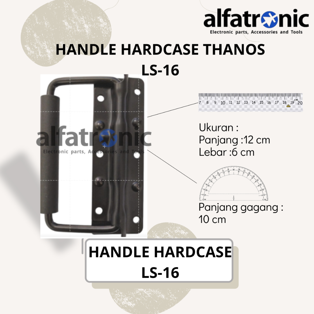 HANDLE HARDCASE THANOS SY-LS 16BK (6MM)