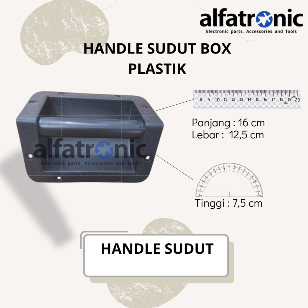 HANDLE SUDUT BOX PLASTIK THANOS UK 15X9CM