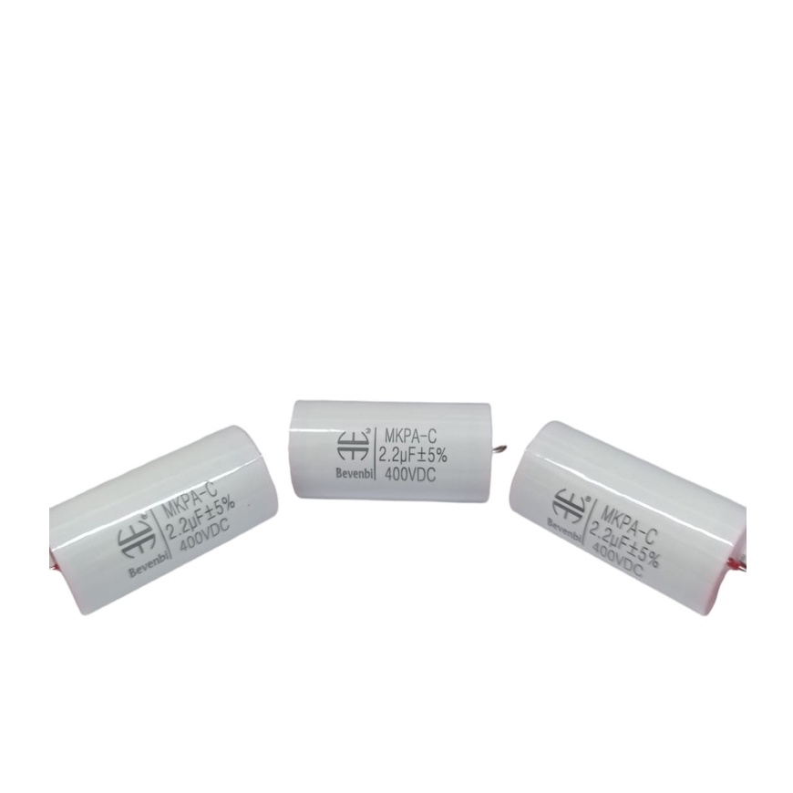 CAPASITOR N-P MKPA-C BEVENBI 2,2 UF/400 V WHITE