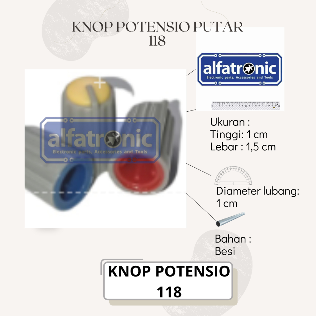 KNOP KORKEIN BULAT 7 MM/PB001/P