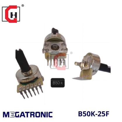 POT PUTAR INSULATED GH RV163GH-B50K-25F-N MONO STANDART