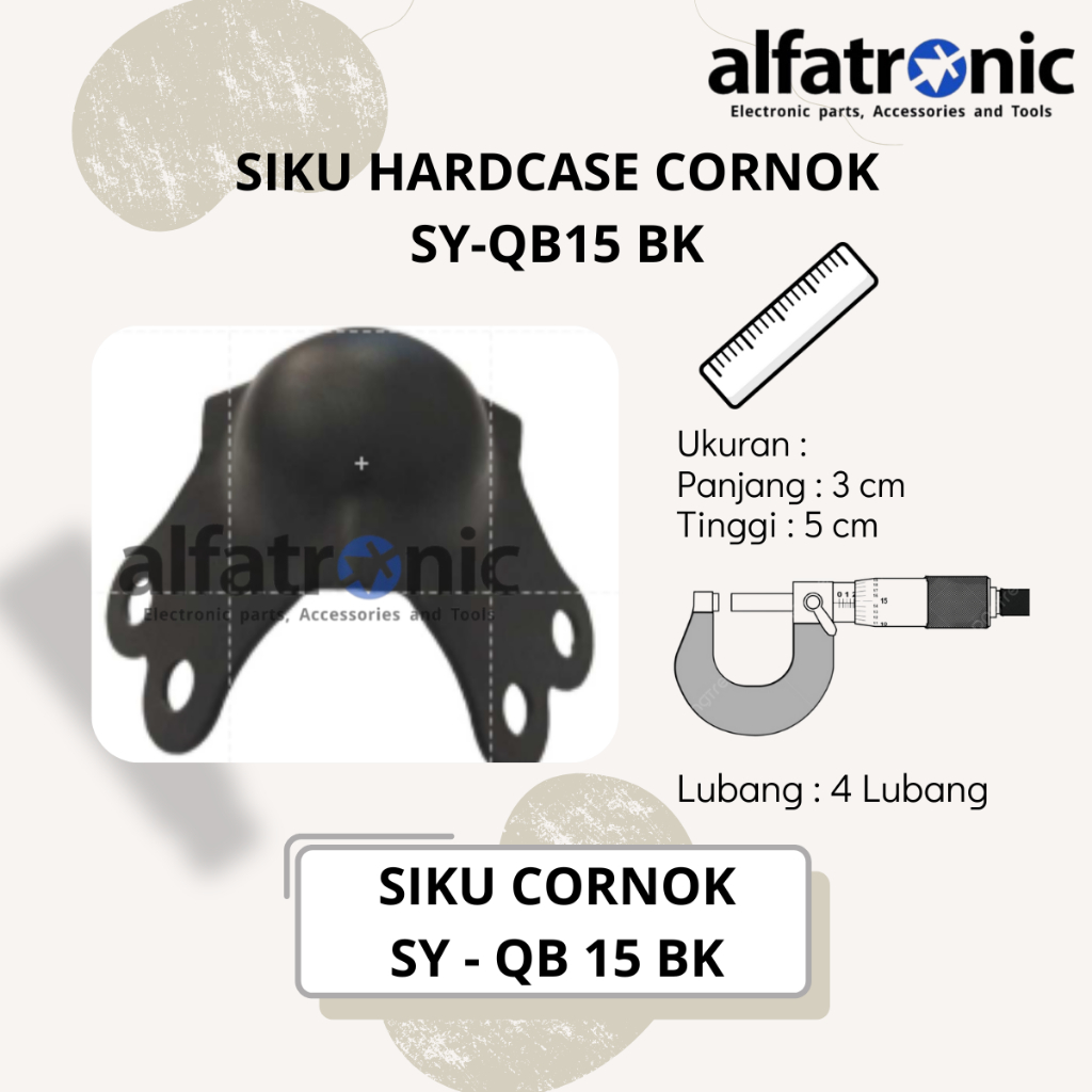 SIKU HARDCASE CORNOK KECIL THANOS SY-QB15 BK