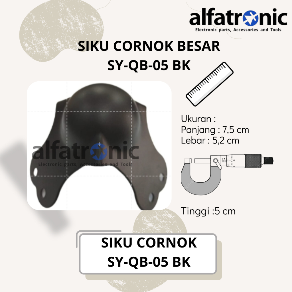 SIKU HARDCASE CORNOK BESAR THANOS SY-QB05 BK (POLOS)