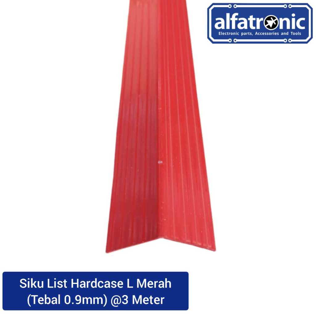 SIKU LIST HARDCASE ALUMNIUM THANOS L MERAH (26X26X0,9MM) @ 3 MTR