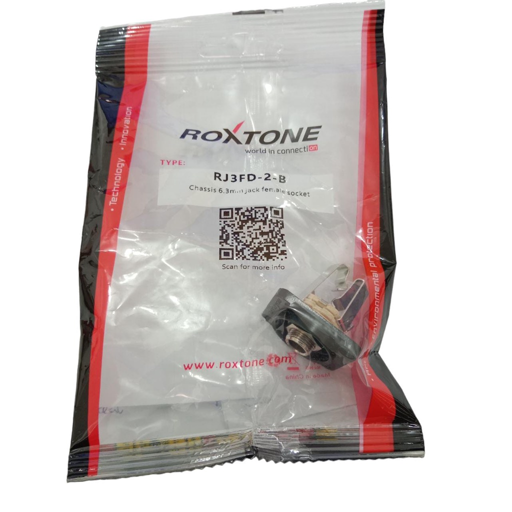 SOKET CASIS AKAI ROXTONE HITAM MATRIX RJ3FD-2-B