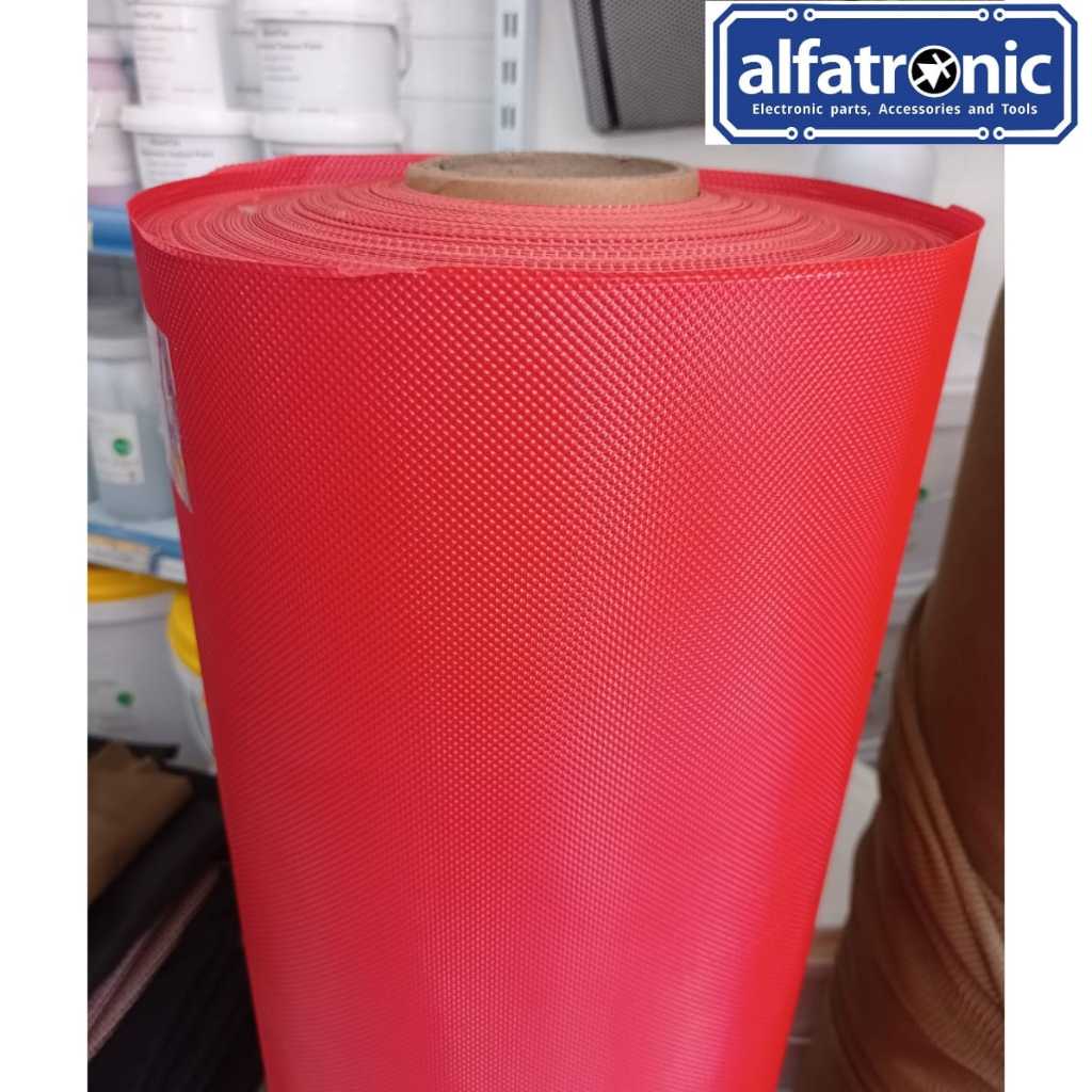 PVC FILM 3D PROFILE K109-19HE MERAH PER MTR