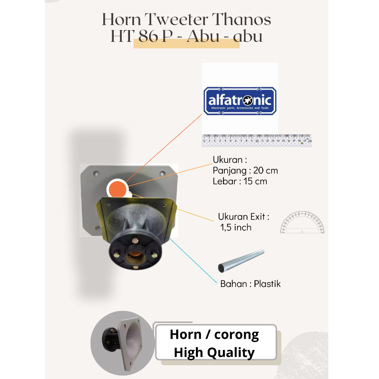 HORN TW THANOS HT 86P GREY