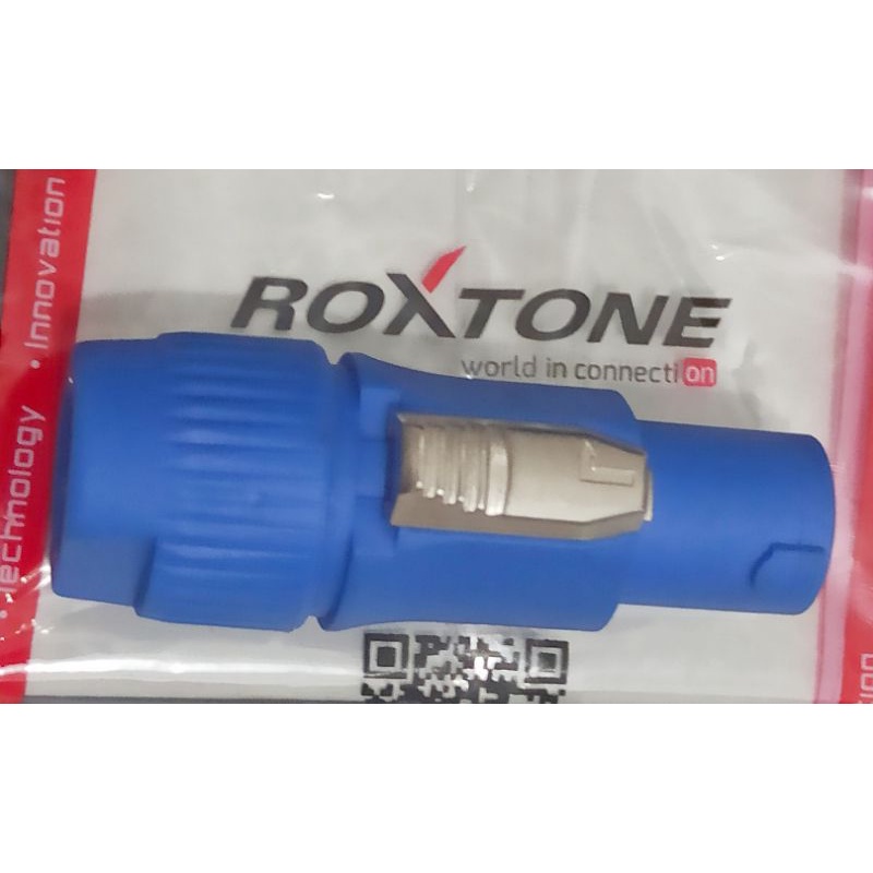 JACK SPEAKON 2 PIN BIRU GARIS ROXTONE RP031 BLUE