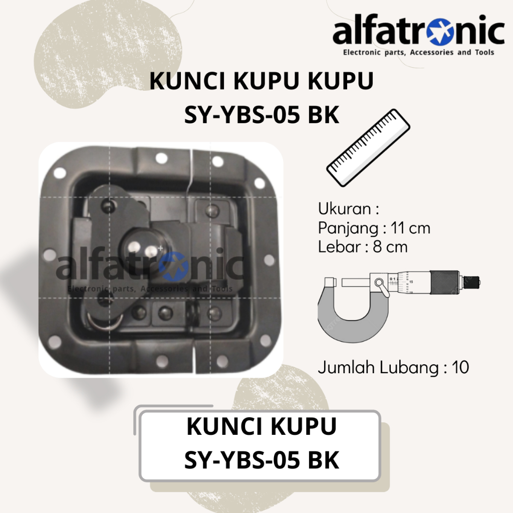 KUNCI HARDCASE KUPU KUPU THANOS SY-YBS 05 (BESAR) BK
