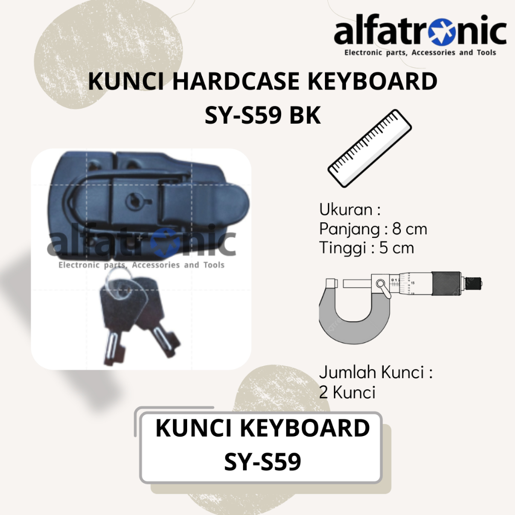 KUNCI HARDCASE KEYBOARD THANOS SY-S59 BK