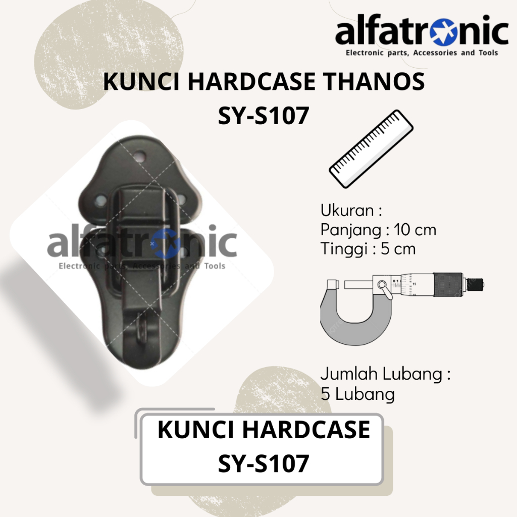 KUNCI HARDCASE KEYBOARD THANOS SY-S107 BK